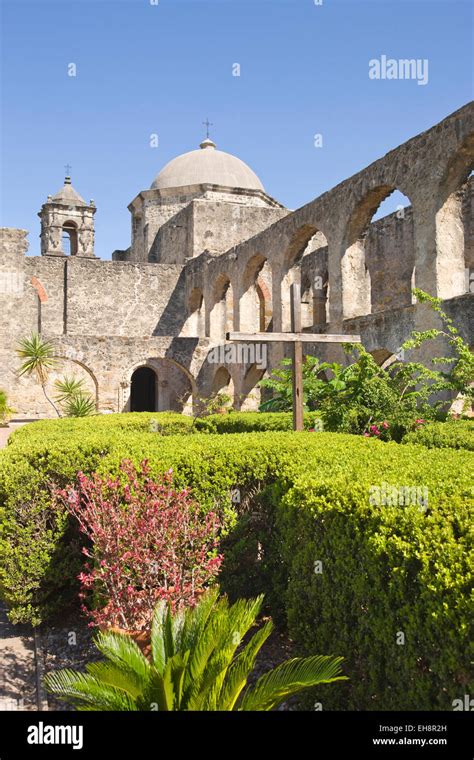 Mission San Jose San Antonio Texas Usa Stock Photo Alamy