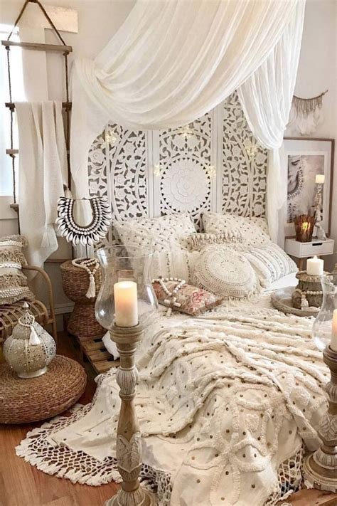 Shop wayfair for the best boho bedroom furniture. Boho-chic Bohemianism Apartment Living room Canopy bed ...