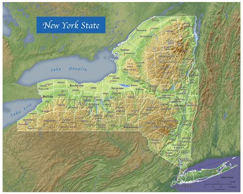 25 Topographic Map Of New York State Maps Database Source