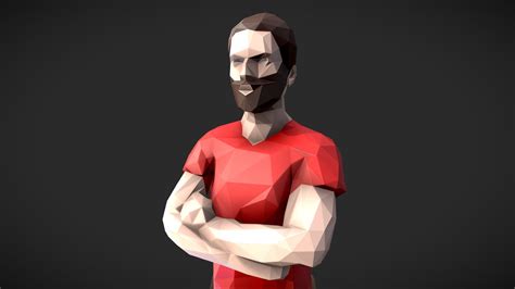 Low Poly Person Download Free 3d Model By Dmytro Nikonov