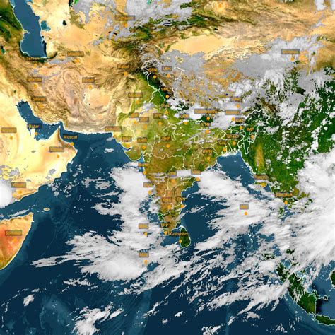 Insat Weather Latest Satellite Images And Maps Of India