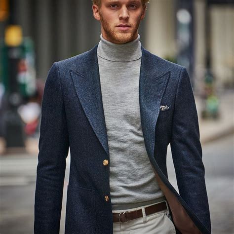 Step Out In The Pure Merino Grey Turtleneck Suitsupply2g5tjph