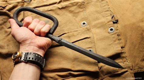 Blackheart Forge French Nail Wwi Trench Knife Hand Forged Replica