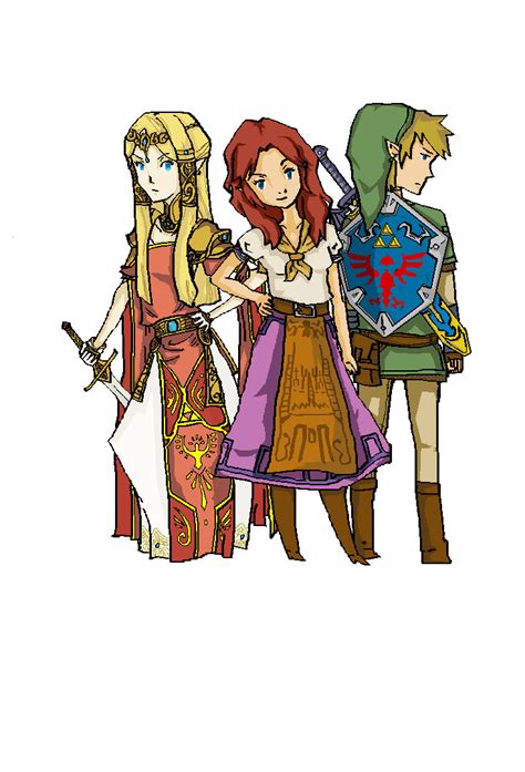 Zelda Malon And Link By Kindagirly On Deviantart