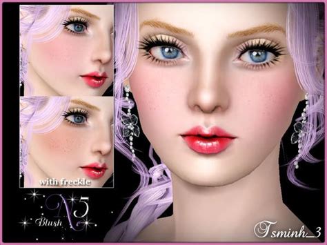 Blush N5 By Tsminh3 Sims 3 Downloads Cc Caboodle Sims 3 Makeup