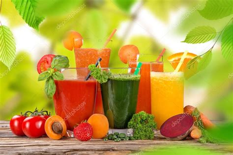Fresh Juice Mix Fruit — Stock Photo © Kesu01 48435991