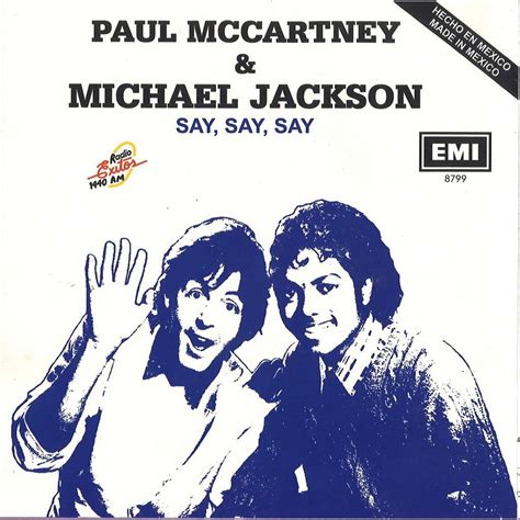 Say Say Say Michael Jackson And Paul Mccartney 7 Sp 売り手