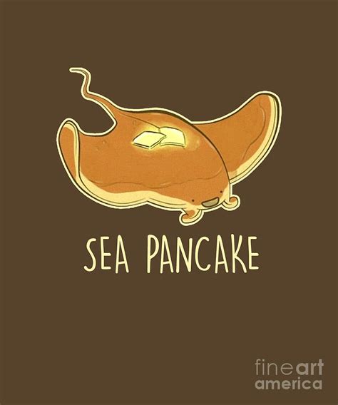 Sea Pancake Proper Manta Sting Ray Animal Name Digital Art By Hanna