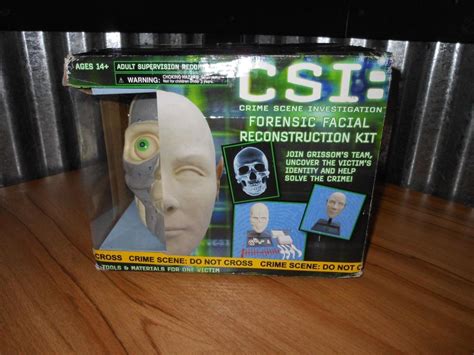 New Csi Crime Scene Forensic Facial Reconstruction Kit Model1201 Rare Version 1800116917