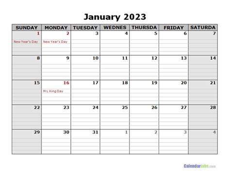 Calendar Template Blank Monthly Calendar Free Calendar Template