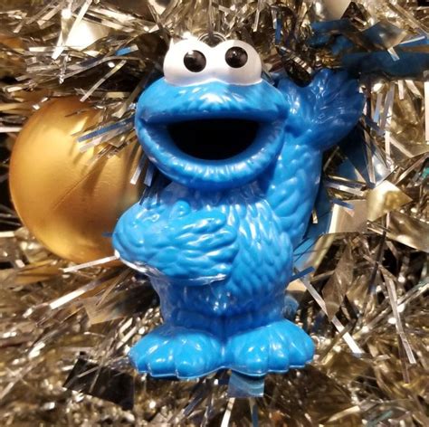 Sesame Street Playskool Custom Christmas Tree Ornament Cookie Monster