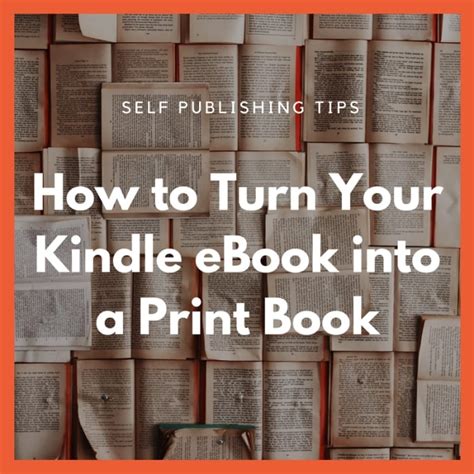 3.3 out of 5 stars 1,449. How to Turn Your Kindle Ebook Into a Print Book ...
