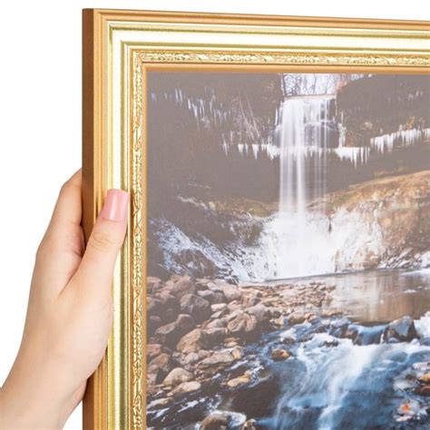 Arttoframes 18x24 Inch Gold Speckeled Picture Frame This Gold Wood