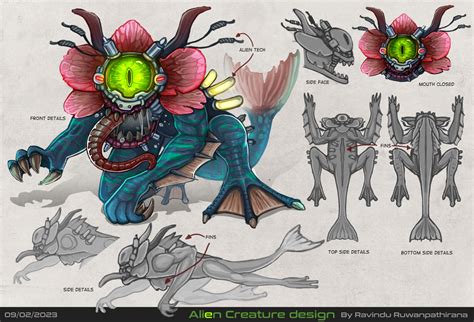 Artstation Alien Creature Design