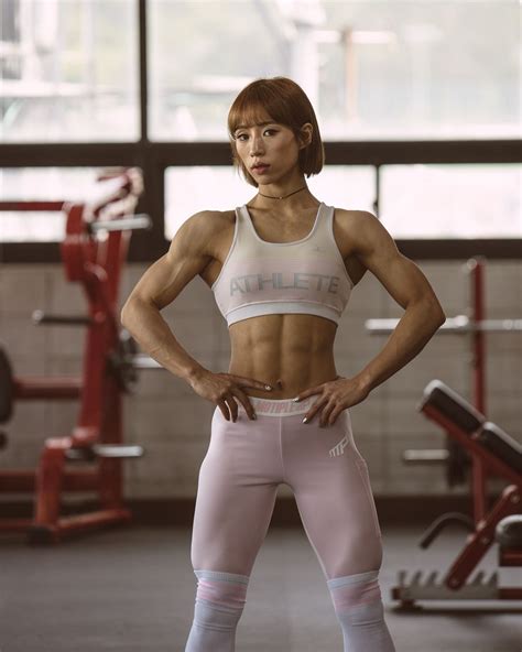 Seo I Jin Fit Girl Abs Korean Fitness Female Athletes