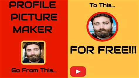 Make A Circular Profile Picture Free With Profile Picture Maker Youtube