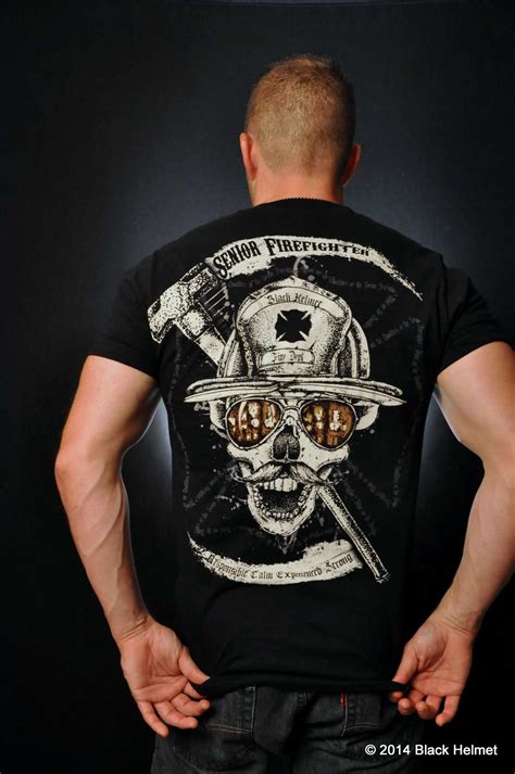 The cal fire spec was created to produce better thl performance while enhancing the overall tpp. Senior Firefighter Tee Shirt - Black Helmet Firefighter ...
