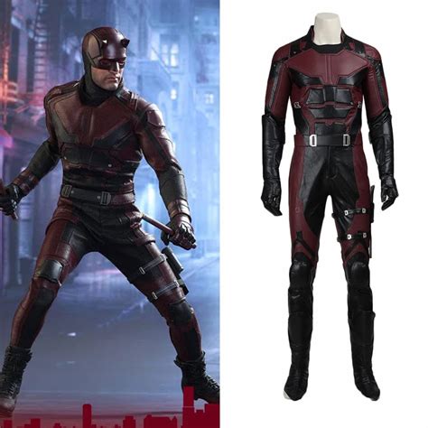 Daredevil Cosplay Matt Murdock Costume Jacket Superhero Outfit Props