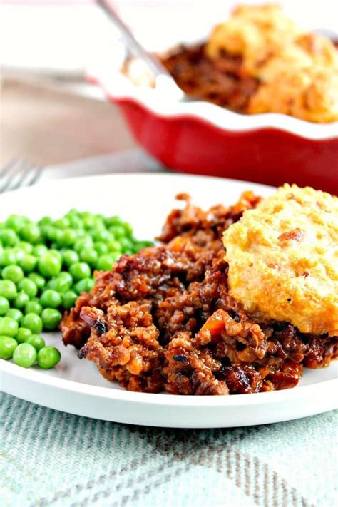 Start out with a chunk. Family Favourite Minced Beef Cobbler | A Cornish Food Blog | Jam and Clotted Cream
