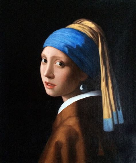 Vermeer Girl With A Pearl Earring Oil Painting At