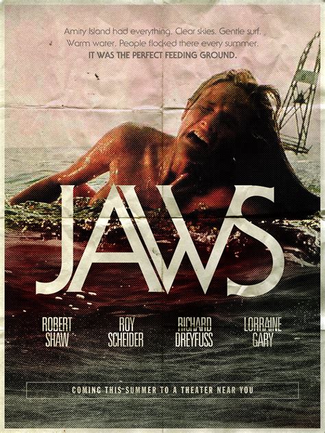 JAWS Poster Midnight Swimmer JAWS Movie Poster Tribute P Flickr