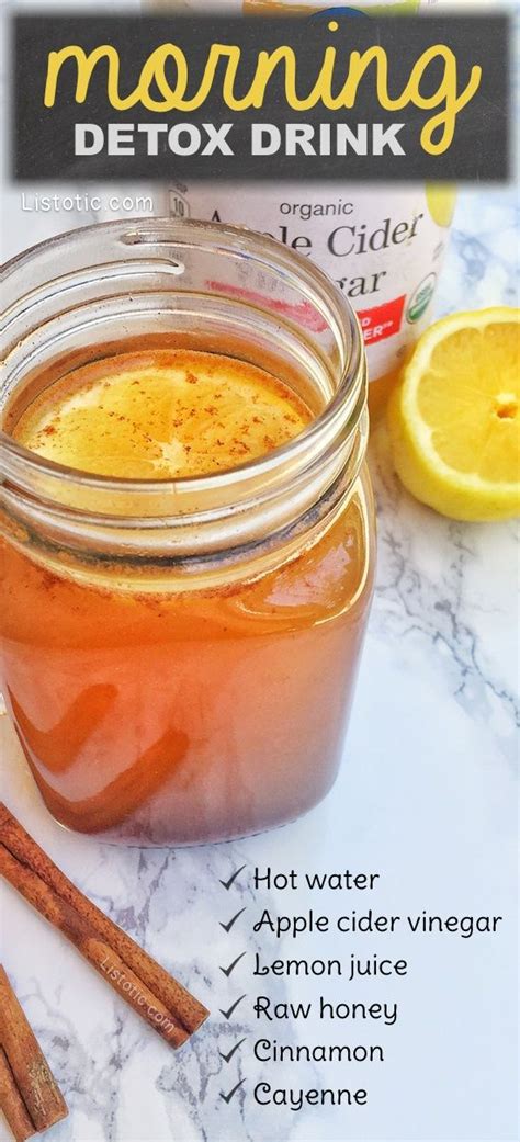 Fitness Motivation This Detox Drink Recipe With Apple Cider Vinegar