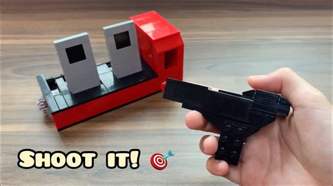 How To Build A Working Mini Lego Gun Shooting Gallery Target Range