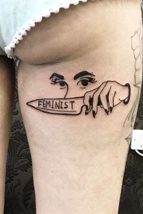 Feminist Tattoo Empowering The Women And Gives The Freedom Of