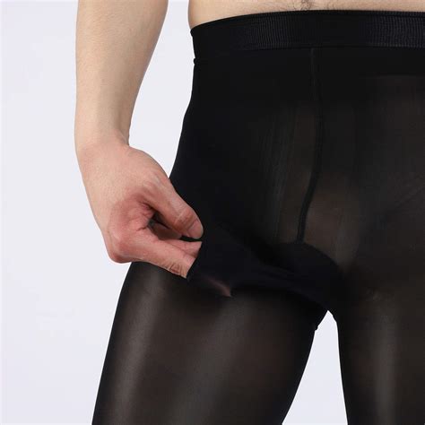 sozixi men footless pantyhose nylon tights sheath open buy online in uae clothing products