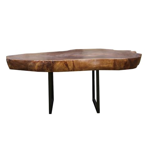 Extremely rare coffee table version of mercer's stump side table. Natural Tree Stump Live Edge Coffee Table Made of Real Wood