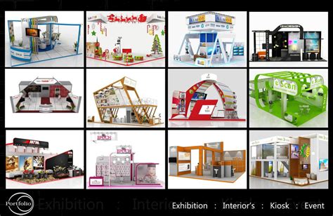 3d Exhibition Stall Design By Mohammed Shahul At