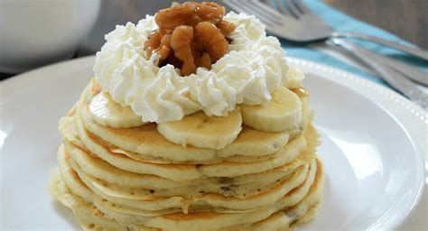 Banana Walnut Pancakes