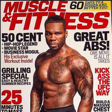 50 Cent Muscle And Fitness Cover July 1 2015 And Work Out Video New