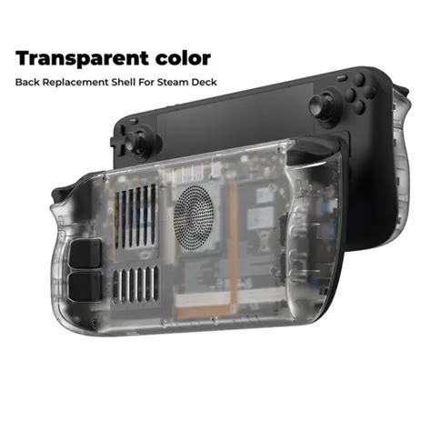 Transparent Back Plates For Steam Deck Diy Clear Edition Shockproof