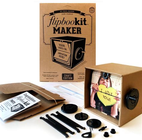 Flipbookit Maker Kit Craft Make Your Own Flip Book Animation Machine