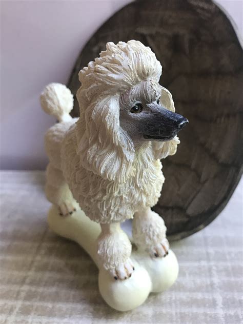 Vintage Dog Figurine Durable Plastic Resin Measurements As Etsy