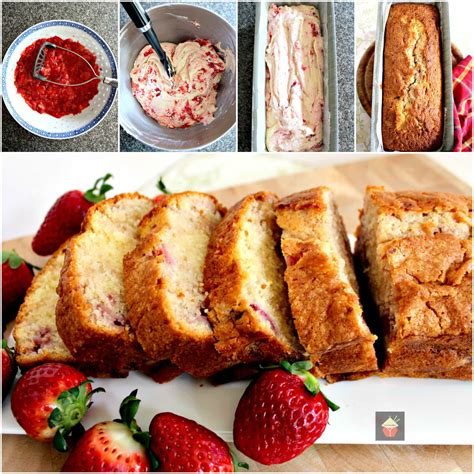Perfect for dessert or brunch! Strawberry Pound Cake. A delicious made from scratch recipe bursting with fresh strawberries.