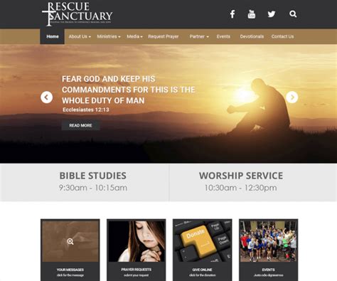 Best Free Church Psd Website Templates Freehtmldesigns Com