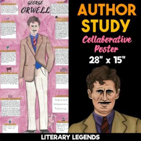 George Orwell Lesson Plan — Author Study Coloring Activity