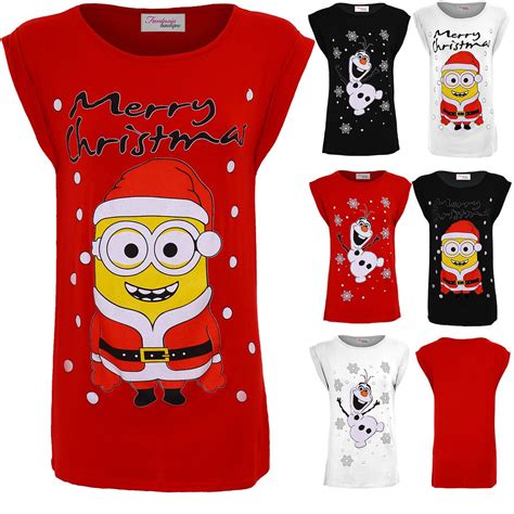 Olaf Amp Minion Christmas T Shirt Collage Fantasiazpsdb65e352
