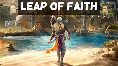 Assassin S Creed Origins First Look At The Leap Of Faith Youtube