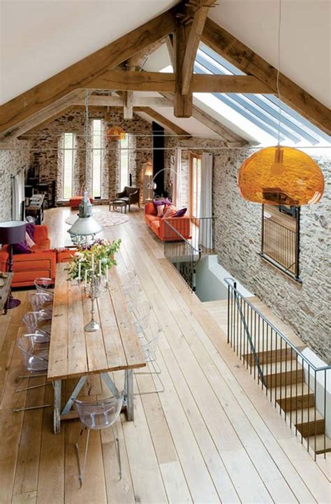 25 Wonderful Ideas To Design Your Space With Exposed Wooden Beams