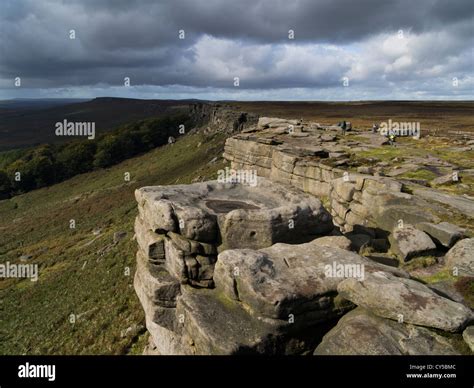 Stanage Edge In The Peak District National Park In Derbyshire Popular