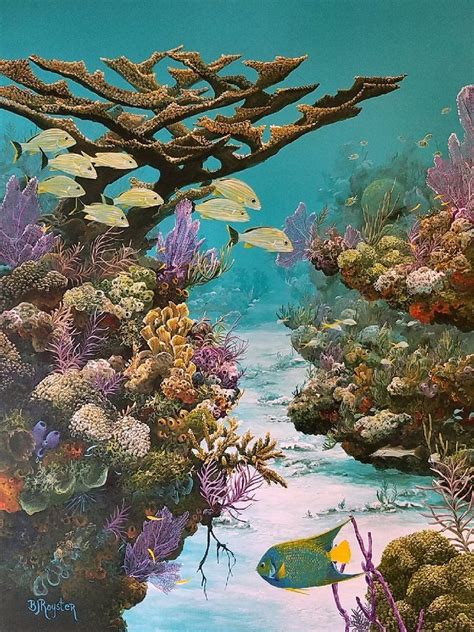 All coral reef artwork ships within 48 hours and. Molasses Reef Prints and Original Featured at John ...