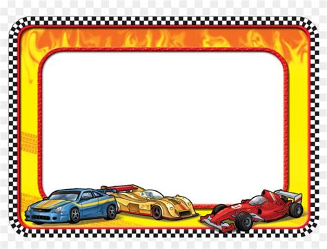 Race Car Border Clipart