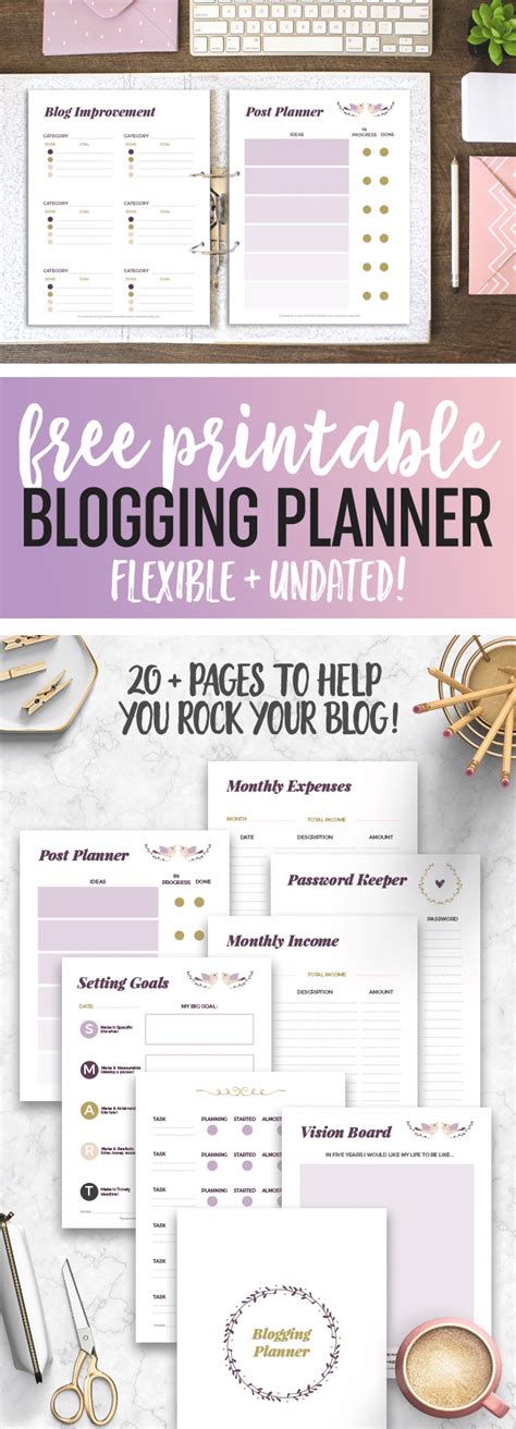 Blog Planner Printable Planner Free Happy Planner Free Printables