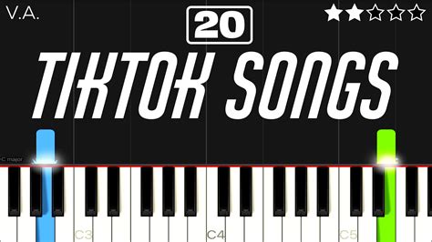 Tiktok Songs You Probably Don T Know The Name Of Easy Piano