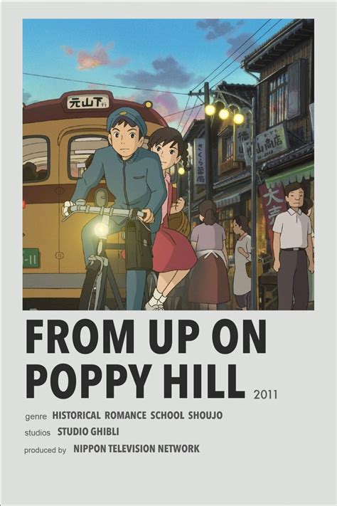 From Up On Poppy Hill Studio Ghibli Poster Up On Poppy Hill Studio