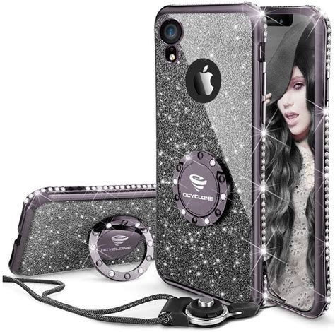 Ocyclone Funda Para Iphone Xr Cristal Rhinestone Glitter Bling Tpu