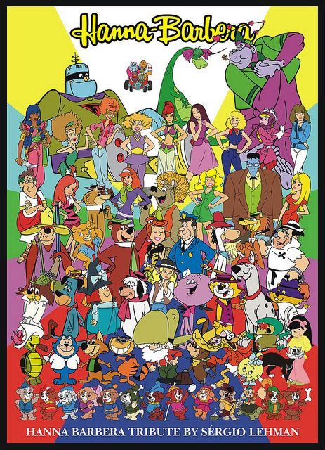 Hanna Barbera Tribute By Sergio Lehman Hanna Barbera Cartoons